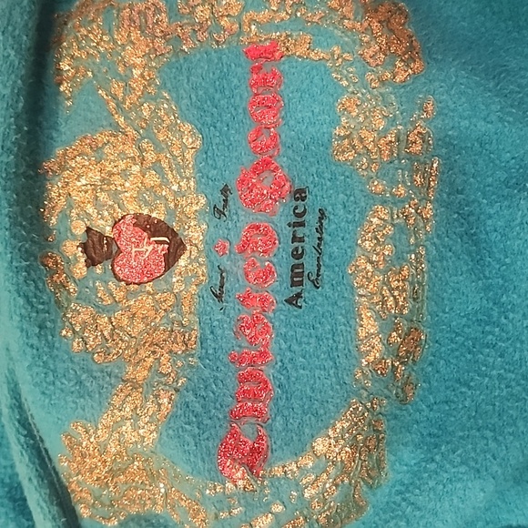 TWISTED HEART skull zip up hoodie rare find - Picture 3 of 3